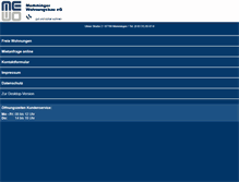 Tablet Screenshot of mewo-mm.de